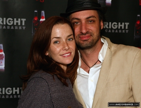 Annie Wersching and Stephen Full at Upright Cabaret Hollywood Blowout 2008