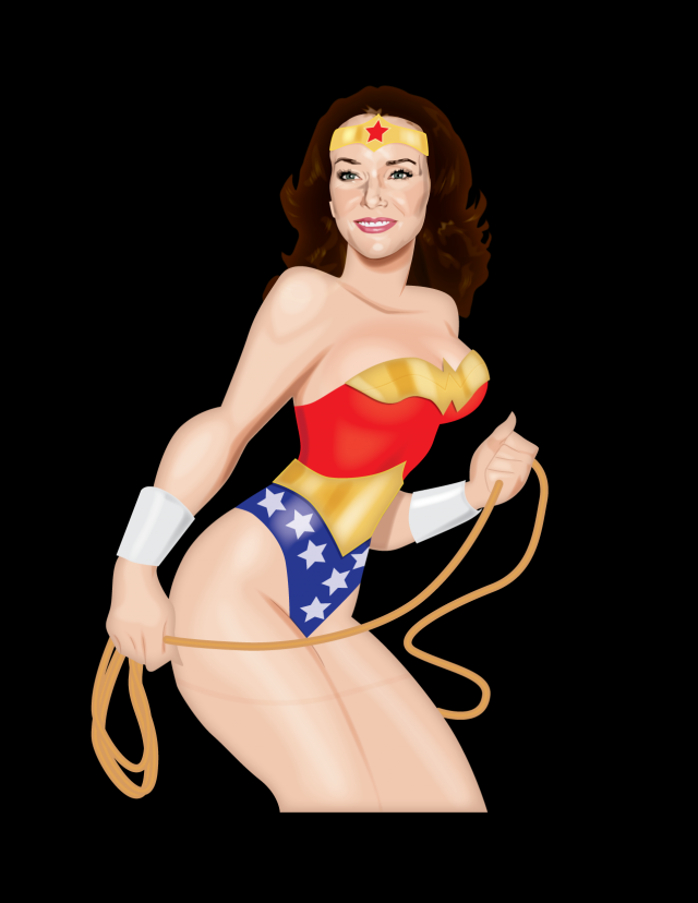 Annie Wersching as Wonder Woman fan art by Konco